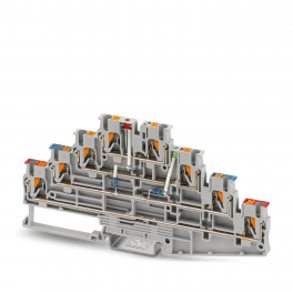 PT 2,5-L RD/L BU/L LED 24 GN/L LED 24 RD Multi-level terminal block