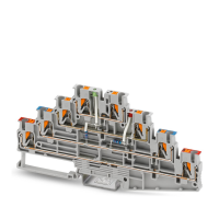 PT 2,5-L RD/L BU/L LED 24 RD/L LED 24 GN Multi-level terminal block