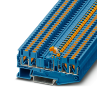 PT 2,5-QUATTRO-MT BU Knife-disconnect terminal block