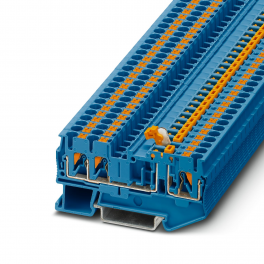 PT 2,5-TWIN-MT BU Knife-disconnect terminal block