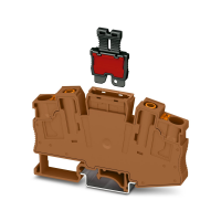 PT 6-T P/P HV BN Disconnect terminal block