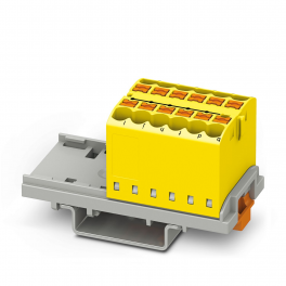 PTFIX 12X2,5-NS35 YE Distribution block
