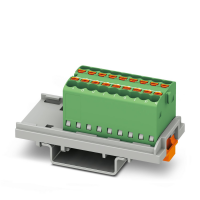 PTFIX 18X1,5-NS35 GN Distribution block