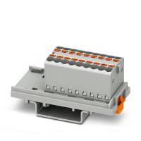 PTFIX 18X1,5-NS35 GY Distribution block