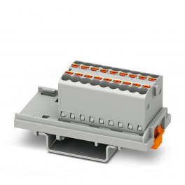 PTFIX 18X1,5-NS35 GY Distribution block