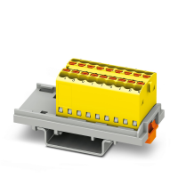 PTFIX 18X1,5-NS35 YE Distribution block