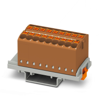 PTFIX 18X2,5-NS35 BN Distribution block
