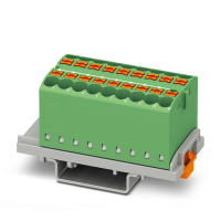 PTFIX 18X2,5-NS35 GN Distribution block