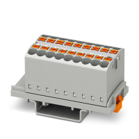 PTFIX 18X2,5-NS35 GY-EX Distribution block