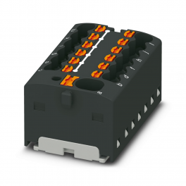 PTFIX 4/12X1,5 BK Distribution block