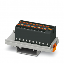 PTFIX 4/18X1,5-NS35 BK Distribution block