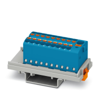 PTFIX 4/18X1,5-NS35 BU Distribution block