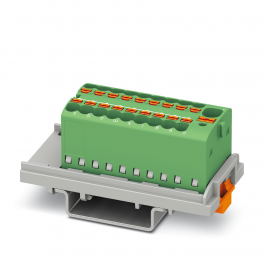 PTFIX 4/18X1,5-NS35 GN Distribution block