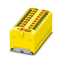 PTFIX 4/18X1,5 YE Distribution block