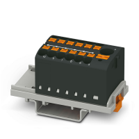 PTFIX 6/12X2,5-NS35 BK Distribution block