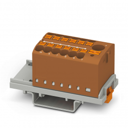 PTFIX 6/12X2,5-NS35 BN Distribution block