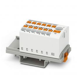 PTFIX 6/12X2,5-NS35 WH Distribution block