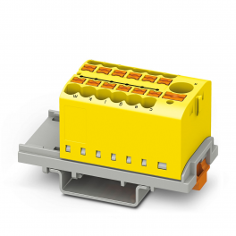 PTFIX 6/12X2,5-NS35 YE Distribution block