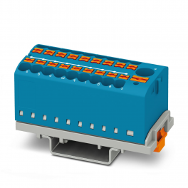 PTFIX 6/18X2,5-NS35 BU LQ Distribution block