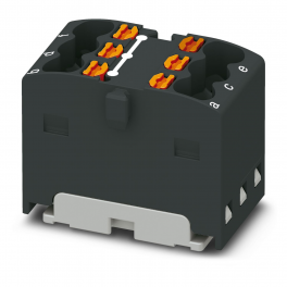 PTFIX 6X1,5 BK Distribution block