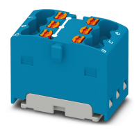 PTFIX 6X1,5 BU Distribution block