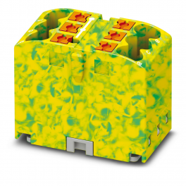 PTFIX 6X2,5 GNYE Distribution block