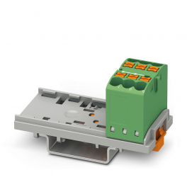 PTFIX 6X2,5-NS35 GN Distribution block