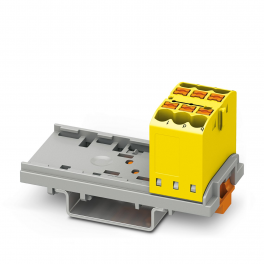 PTFIX 6X2,5-NS35 YE Distribution block