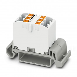 PTFIX 6X2,5-NS35A WH Distribution block