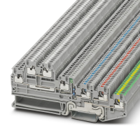 PTIO 1,5/S/5-PE/U-BK/O-WH-LED 24 GN Initiator/actuator terminal block