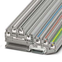 PTIO 1,5/S/5-PE/U-GY/O-WH-BK Initiator/actuator terminal block