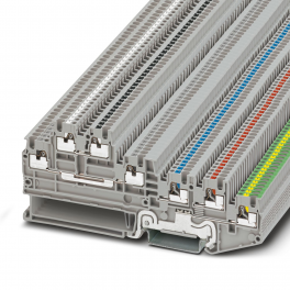 PTIO 1,5/S/5-PE/U-GY/O-WH-BK Initiator/actuator terminal block