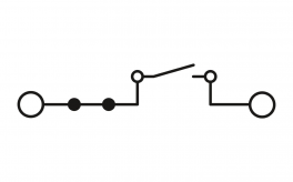 PTV 2,5-MT BU Knife-disconnect terminal block