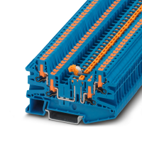 PTV 2,5-QUATTRO-MT BU Knife-disconnect terminal block
