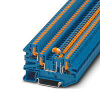 PTV 2,5-TWIN-MT BU Knife-disconnect terminal block