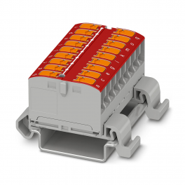 PTVFIX 18X2,5-NS35A RD Distribution block