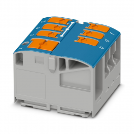 PTVFIX 6/6X2,5 BU Distribution block