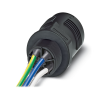 QPD W 4PE6,0 M25 0,5 BK Panel feed-through