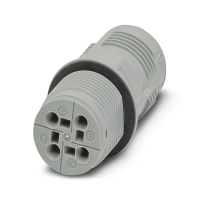 QPD W4X2,5 M25 DT GY Panel feed-through