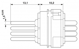 RC-06P1NA2H000 Device connector rear mounting