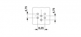 RC-06P1NC22100 Device connector front mounting