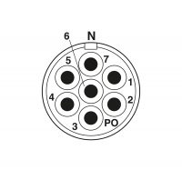 RC-07P1N1280U7 Cable connector