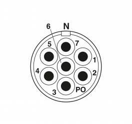 RC-07P1N1283NN Cable connector