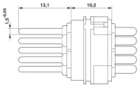 RC-07P1NA22100 Device connector front mounting