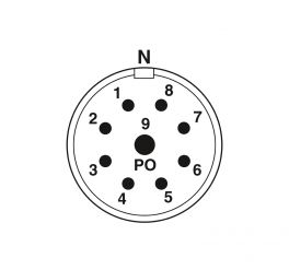 RC-09P2N128025 Cable connector