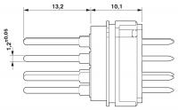 RC-12P1NA25300 Device connector rear mounting