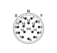 RC-16P1N122D00 Device connector front mounting
