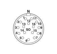 RC-16S1N8AL200 Cable connector