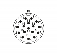 RC-17P1N8A83NN Cable connector