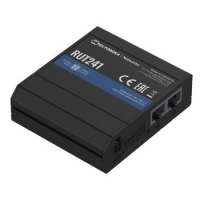 RUT241 INDUSTRIAL CELLULAR ROUTER Equipped with 4G LTE, Wi-Fi, and two Ethernet ports